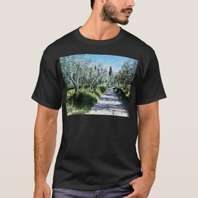 T-SHIRT OLIVIERS EN TOSCANE (Devant)