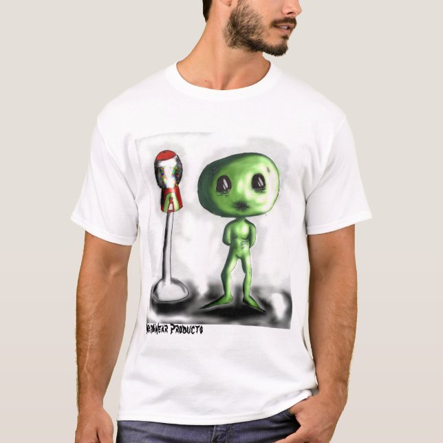 T-shirt Ollie l'alien sous-estimé (partie 3) (Devant)