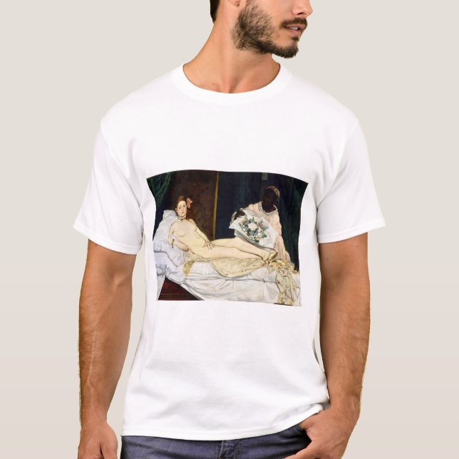 T-shirt Olympia, Edouard Manet, 1863 (Devant)