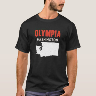 T-shirt Olympia Washington États-Unis État Amérique Voyage
