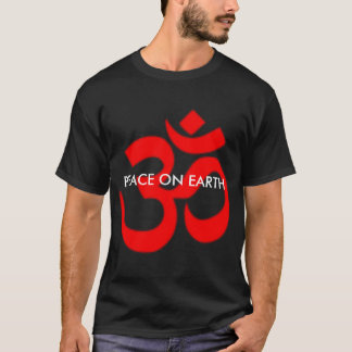 T-SHIRT OM-RED, PAIX SUR TERRE