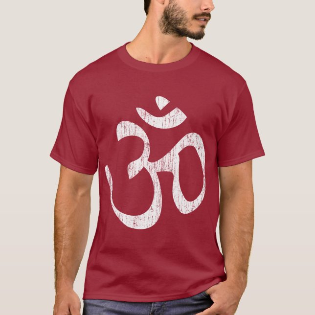 T-shirt Om White (Devant)