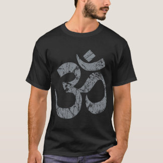 T-shirt OM Yoga Symbole Spirituel en Style Déshabilisé Ess