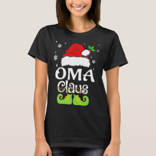 T-shirt Oma Claus Famille Correspondance Oma Claus Pyjama 