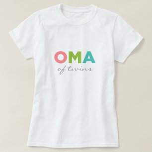 T-shirt Oma des jumeaux