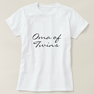 T-shirt Oma des jumeaux