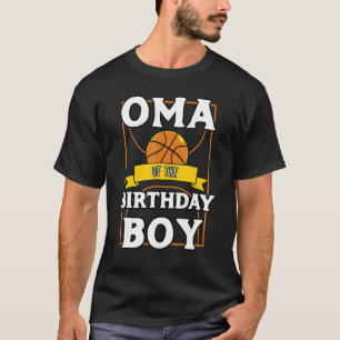 T-shirt Oma Du Baller Basketball Anniversaire Party Annive