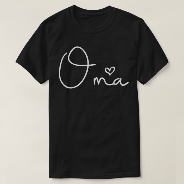 T-shirt Oma Rainbow Femmes Allemande Grand Noël De Gr (Design devant)