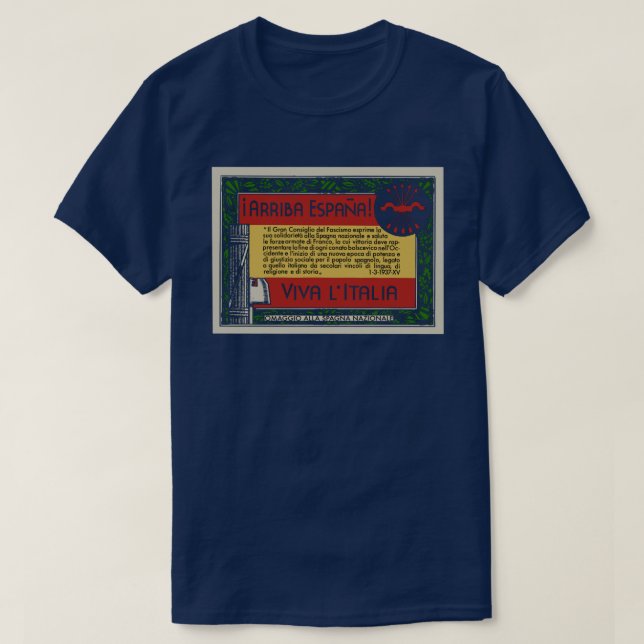 T-SHIRT OMAGGIO ALLA SPAGNA (Design devant)