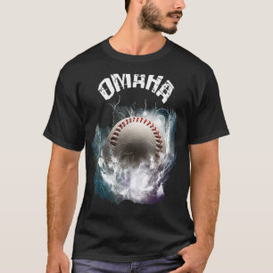 T-shirt Omaha Baseball Retro