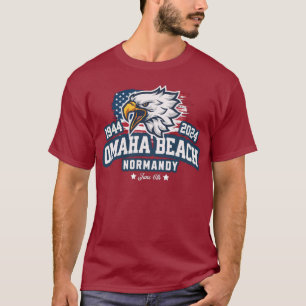 T-shirt Omaha Beach 1944 2024 D-Day 80 eme anniver