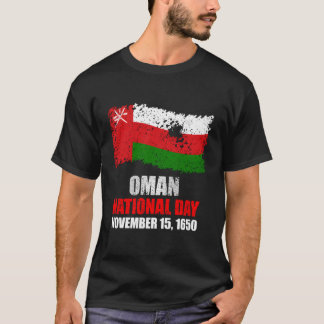 T-shirt Oman Drapeau Fête nationale de l'Oman