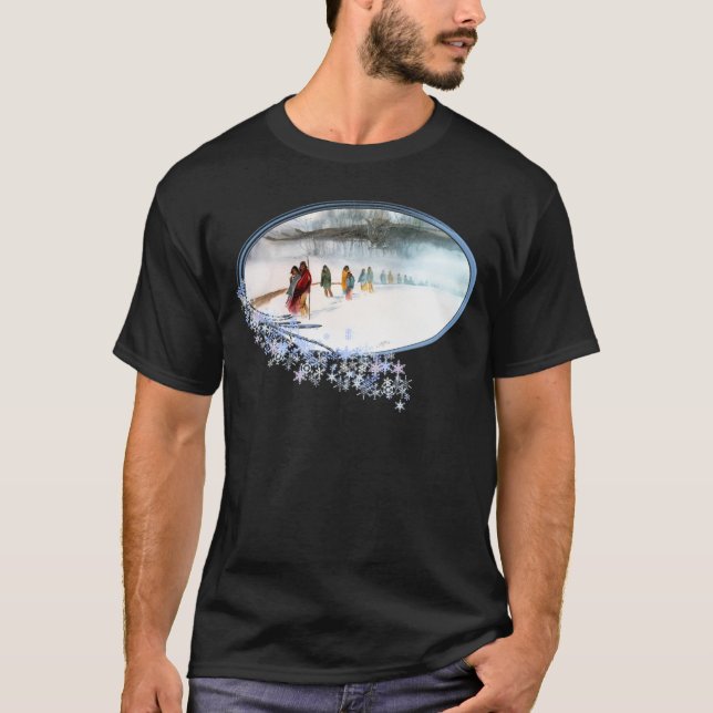 T-shirt Ombre du hibou sur la traînée des larmes (Devant)