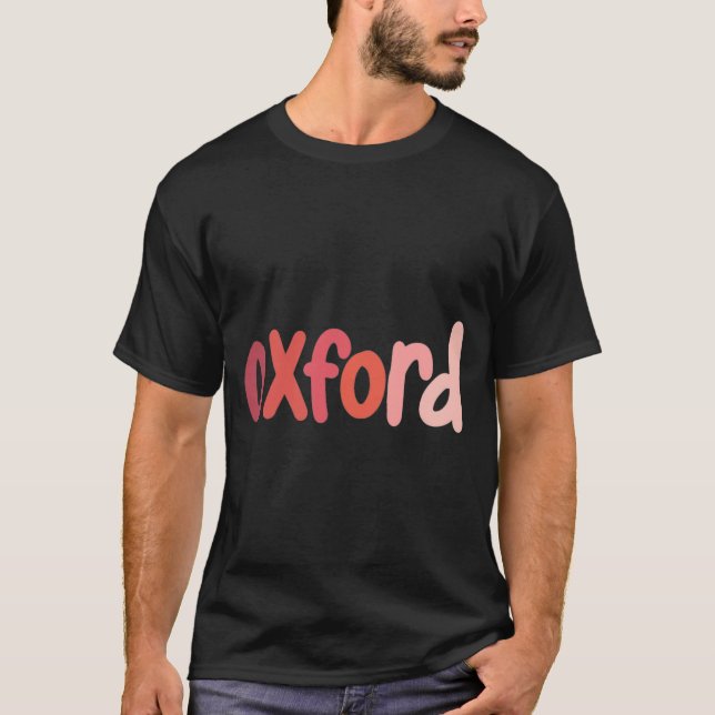 T-shirt Ombre Oxford, Ohio (Devant)