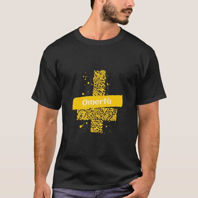 T-shirt Omertá (Devant)