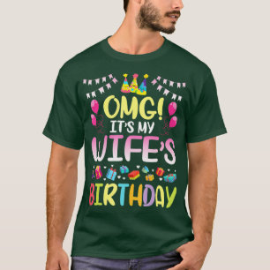 T-shirt OMG C'Est Mes Filles Anniversaire Heureux Pour Moi