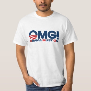 T-shirt OMG ! - Obama doit aller