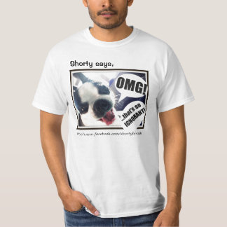 T-shirt OMG ! Pièce en t de valeur pour des humains
