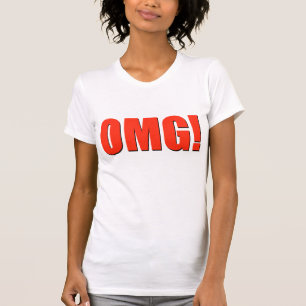 T-shirt OMG ! rouge