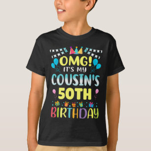 T-shirt Omg Son My Cousins 50e Anniversaire Doux 50 Ans Ol