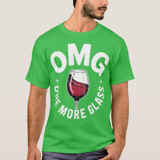 T-SHIRT OMG UN VERRE DE PLUS