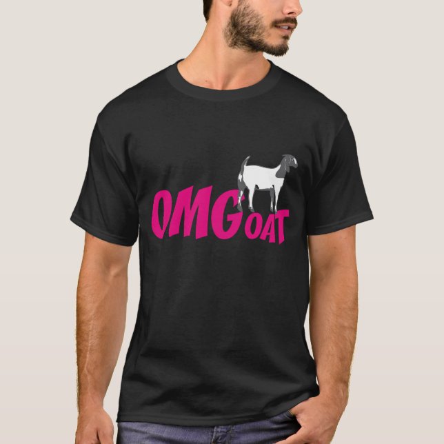 T-shirt OMGoat Boer Chèvre les amateurs de chèvre OMG en r (Devant)