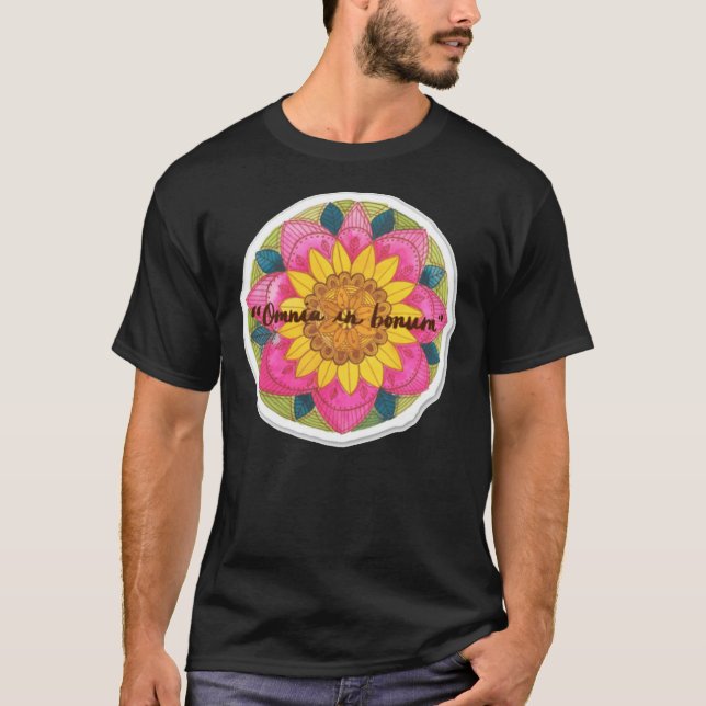 T-shirt Omnia En Bonum   (Devant)