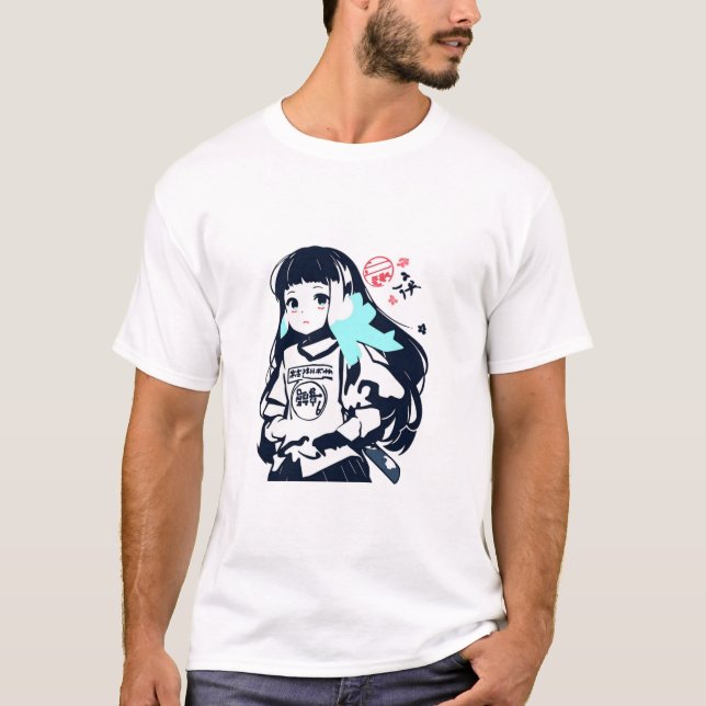 T-shirt OMORI mari (Devant)