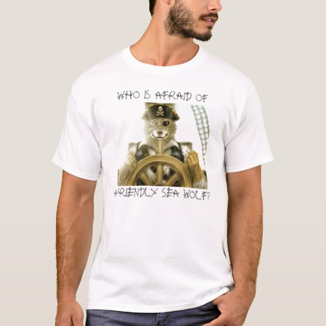 T-SHIRT OMS A PEUR D'UN LOUP DE MER AMICAL ? (Devant)