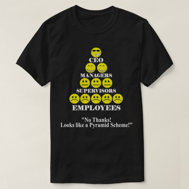 T-shirt On dirait une pyramide Le futur entrepreneur (Design devant)