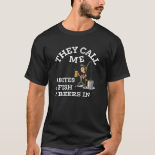 T-shirt On M'Appelle 0 Morsures, 0 Poisson, 7 Bières En