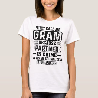 T-shirt On M'appelle Gram Mothers Day Grandma Humour
