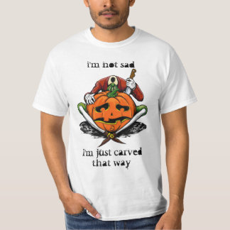 T-shirt on me découpe juste ne suis pas triste, je qui