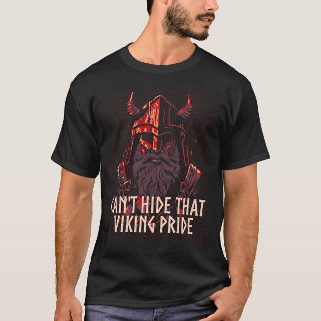 T-shirt On Ne Peut Cacher Cette Fierté Viking Norvégienne  (Devant)