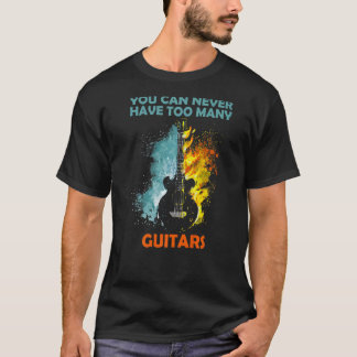 T-shirt On ne peut jamais avoir trop de guitares 3