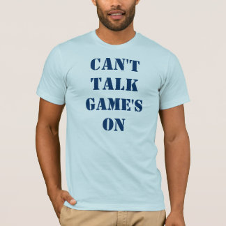 T-shirt On ne peut pas parler de jeu