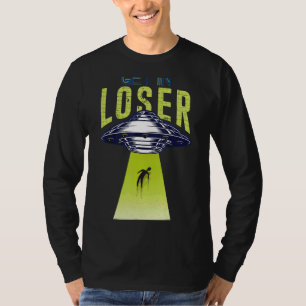 T-shirt On perd On fait du but Alien Ufo Abdu