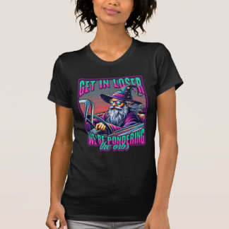 T-shirt On se perd, on réfléchit aux orbes