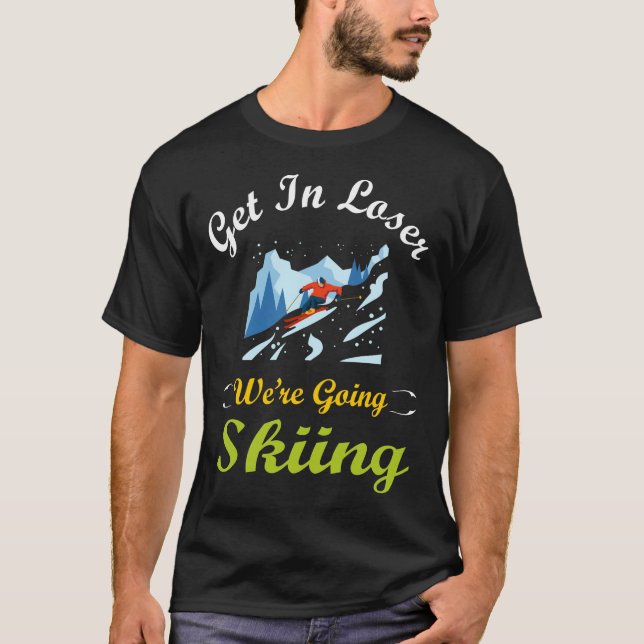 T-shirt On Va Faire Du Ski (Devant)