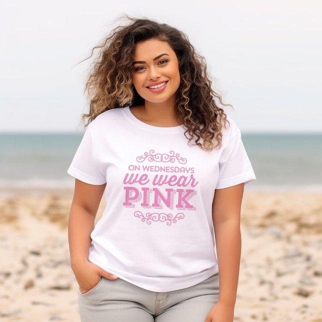 T-shirt On Wednesdays We Wear Pink (Créateur téléchargé)