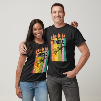 T-shirt Oncle Anniversaire bougies personnalisées personna