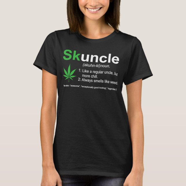 T-shirt Oncle comme un oncle ordinaire mais plus froid (Devant)