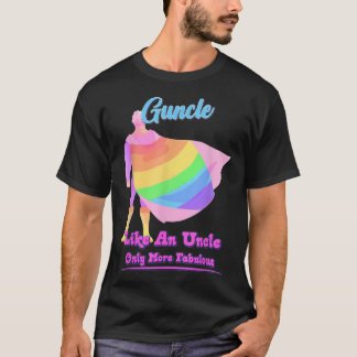 T-shirt Oncle Comme Un Oncle Seulement Plus Drôle Dire Hum