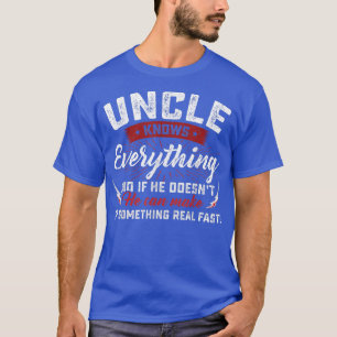 T-shirt Oncle connaît tout Hommes Drôle oncle Vintage