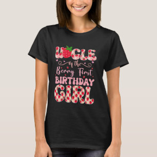 T-shirt Oncle de la fête d'anniversaire de la fille à la f