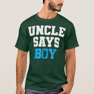 T-shirt Oncle de la fête de révélation de genre