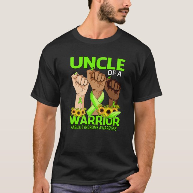T-shirt Oncle De La Main D'Un Guerrier Kabuki Sensibilisat (Devant)