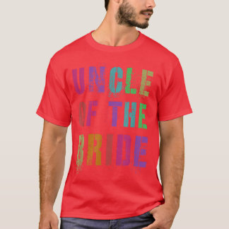 T-shirt ONCLE DE LA MARIÉE Famille de la fête nuptiale a