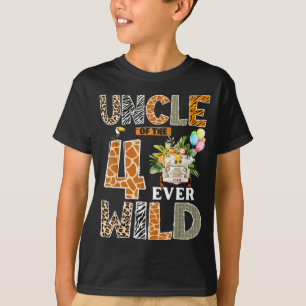 T-shirt Oncle des quatre safari toujours sauvage 4ème anni