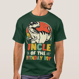 T-shirt Oncle Dinosaure de la famille de jumelage de garço